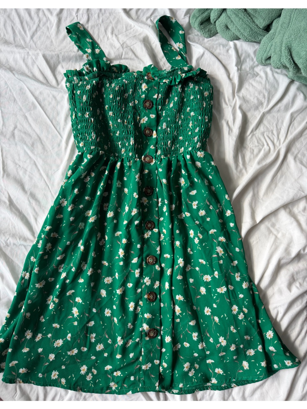 Green Daisy Dress
